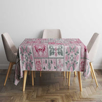 Mele Kalikimaka Hawaii Christmas Tablecloth Akala Seamless Floral Motif - Polynesian Pride