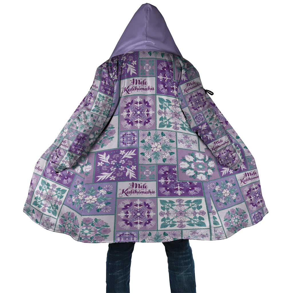 Mele Kalikimaka Hawaii Christmas Cloak Poni Seamless Floral Motif - Polynesian Pride