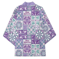 Mele Kalikimaka Hawaii Christmas Kimono Poni Seamless Floral Motif - Polynesian Pride