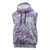 Mele Kalikimaka Hawaii Christmas Sleeveless Hoodie Poni Seamless Floral Motif - Polynesian Pride