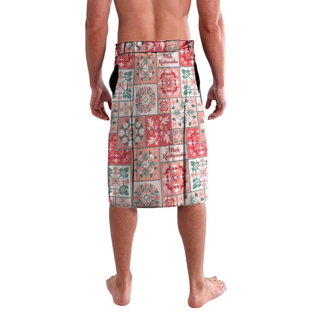 Mele Kalikimaka Hawaii Christmas Lavalava Ulaula Seamless Floral Motif - Polynesian Pride