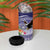 American Samoa Bald Eagle 4 in 1 Can Cooler Tumbler Polynesian Tropical Flowers