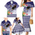 American Samoa Bald Eagle Family Matching Mermaid Dress and Hawaiian Shirt Polynesian Tropical Flowers