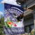 American Samoa Bald Eagle Garden Flag Polynesian Tropical Flowers