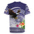 American Samoa Bald Eagle Rugby Jersey Polynesian Tropical Flowers