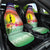 New Caledonia Nautilus Shell Car Seat Cover Polynesian Tropical Flowers