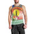 New Caledonia Nautilus Shell Men Tank Top Polynesian Tropical Flowers