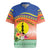 New Caledonia Nautilus Shell Rugby Jersey Polynesian Tropical Flowers