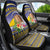 Tokelau Tuluma Car Seat Cover Polynesian Tropical Flowers