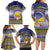 Tokelau Tuluma Family Matching Long Sleeve Bodycon Dress and Hawaiian Shirt Polynesian Tropical Flowers