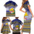 Tokelau Tuluma Family Matching Short Sleeve Bodycon Dress and Hawaiian Shirt Polynesian Tropical Flowers