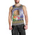 Tokelau Tuluma Men Tank Top Polynesian Tropical Flowers