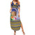 Tokelau Tuluma Summer Maxi Dress Polynesian Tropical Flowers