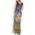 Tokelau Tuluma Tank Maxi Dress Polynesian Tropical Flowers