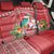 Wallis et Futuna Kingfisher Back Car Seat Cover Polynesian Tropical Flowers