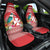 Wallis et Futuna Kingfisher Car Seat Cover Polynesian Tropical Flowers