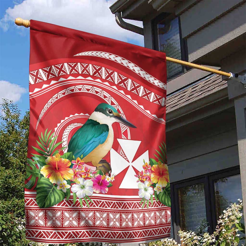 Wallis et Futuna Kingfisher Garden Flag Polynesian Tropical Flowers LT9 - Polynesian Pride
