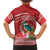 Wallis et Futuna Kingfisher Kid Hawaiian Shirt Polynesian Tropical Flowers