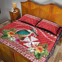 Wallis et Futuna Kingfisher Quilt Bed Set Polynesian Tropical Flowers LT9 - Polynesian Pride