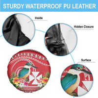 Wallis et Futuna Kingfisher Spare Tire Cover Polynesian Tropical Flowers LT9 - Polynesian Pride
