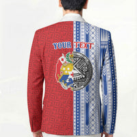 TokoUso American Samoa Tonga Personalised Blazer Pacific Brotherhood Tribal Pattern LT9 - Polynesian Pride