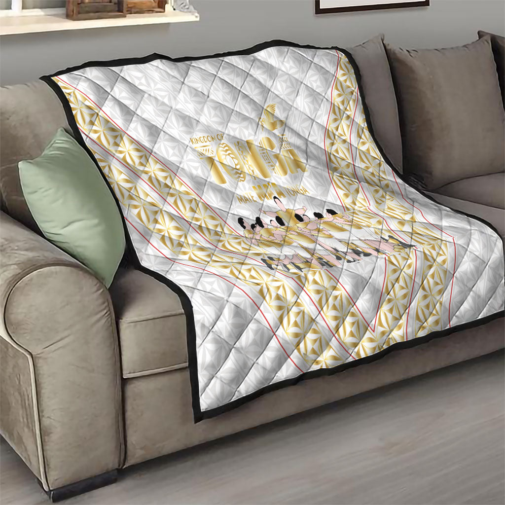Mate Ma'a Tonga Quilt Tongan Sipi Tau Ngatu Inspired Gold LT9 - Polynesian Pride