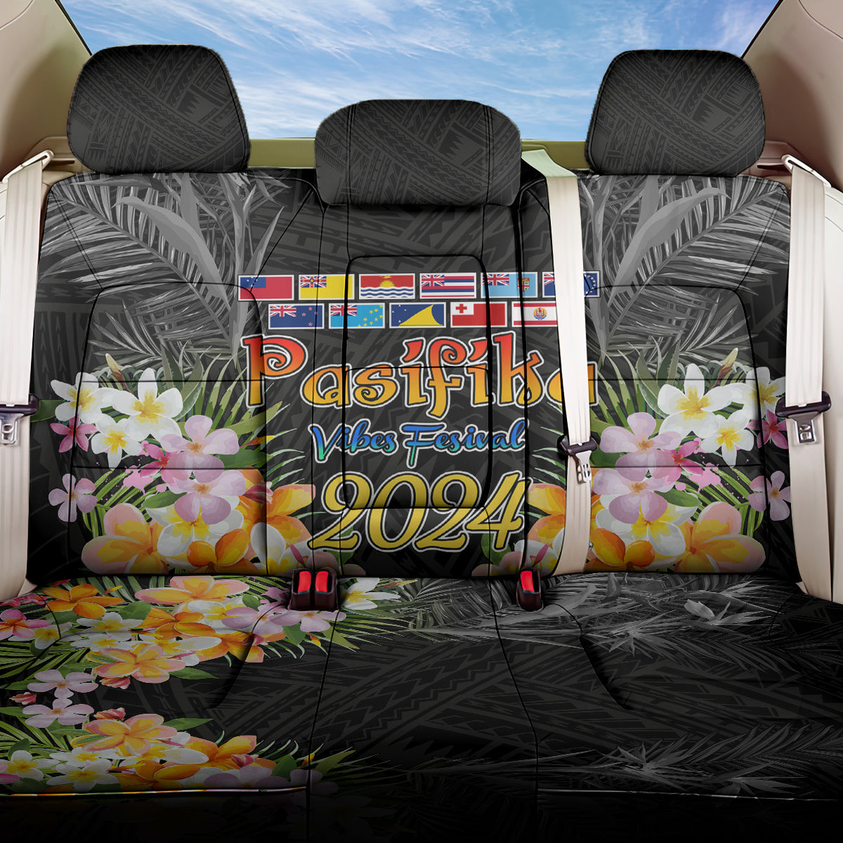 Pasifika Vibes Festival 2024 Auckland Back Car Seat Cover LT9