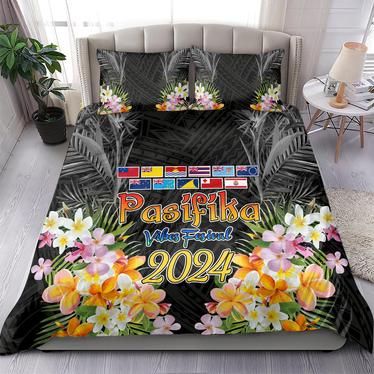 Pasifika Vibes Festival 2024 Auckland Bedding Set LT9 - Polynesian Pride