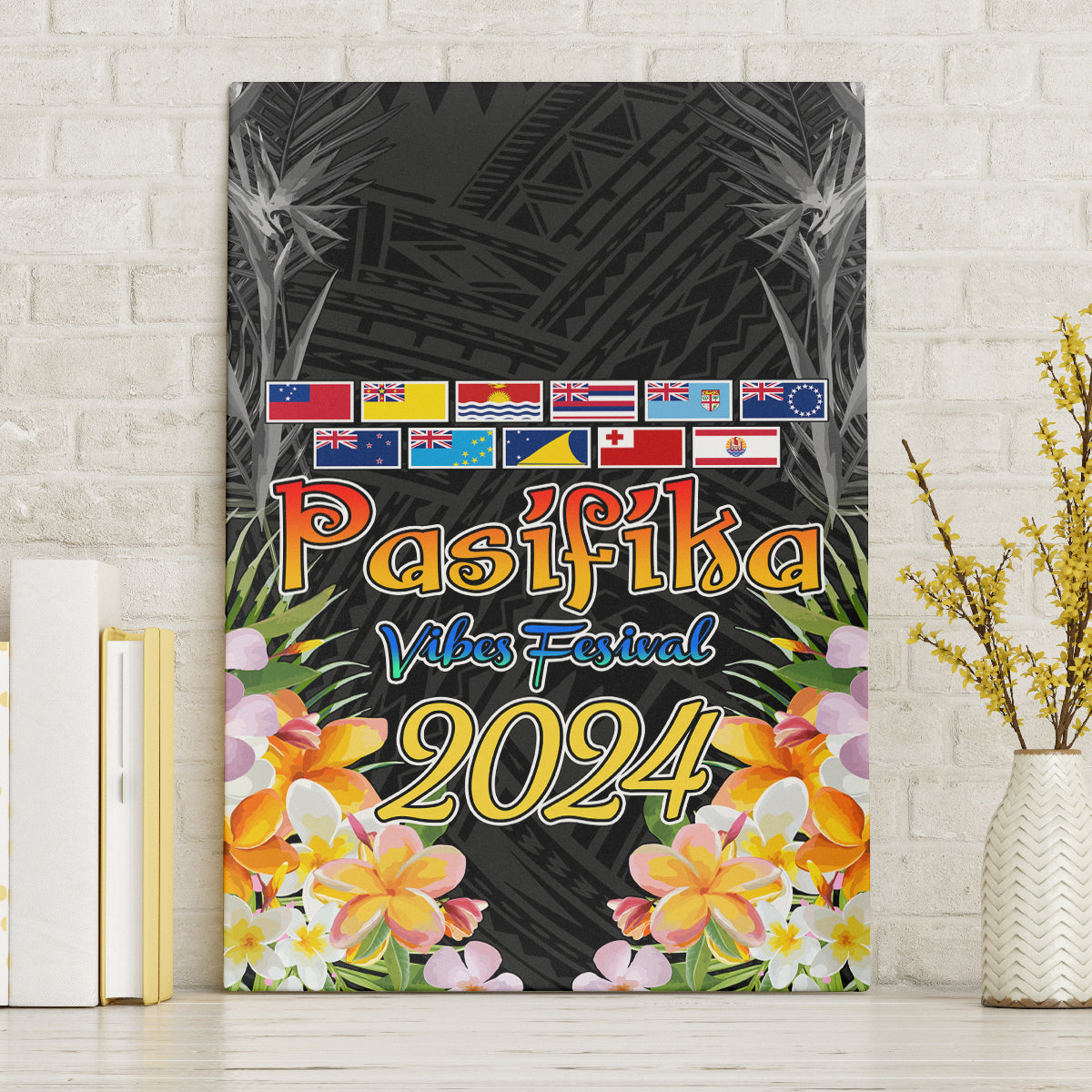 Pasifika Vibes Festival 2024 Auckland Canvas Wall Art