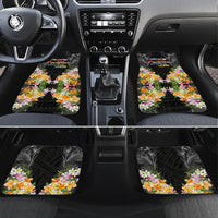 Pasifika Vibes Festival 2024 Auckland Car Mats LT9 Set 4pcs Black - Polynesian Pride