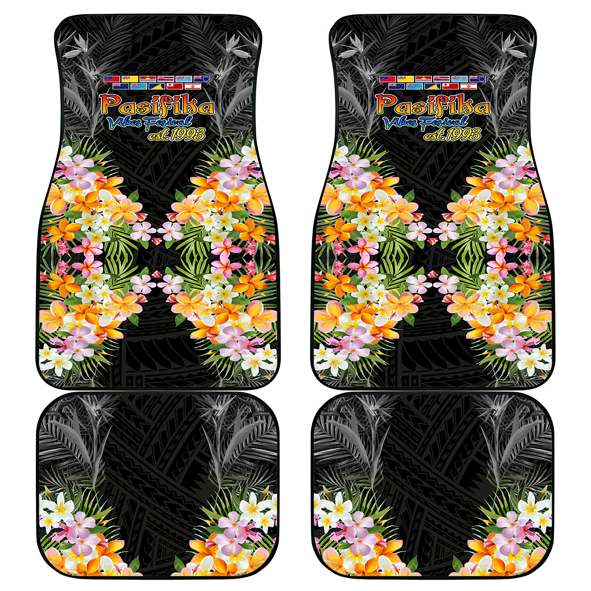 Pasifika Vibes Festival 2024 Auckland Car Mats LT9 - Polynesian Pride