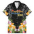 Pasifika Vibes Festival 2024 Auckland Family Matching Mermaid Dress and Hawaiian Shirt LT9 Dad's Shirt - Short Sleeve Black - Polynesian Pride