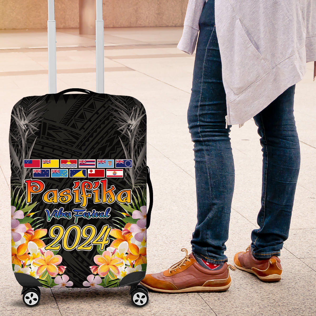 Pasifika Vibes Festival 2024 Auckland Luggage Cover