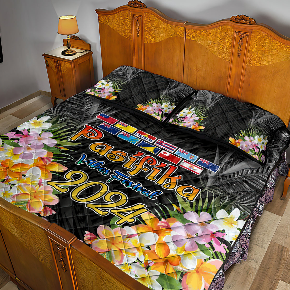 Pasifika Vibes Festival 2024 Auckland Quilt Bed Set LT9 - Polynesian Pride