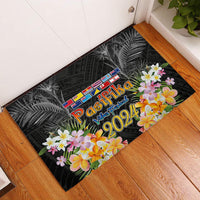 Pasifika Vibes Festival 2024 Auckland Rubber Doormat LT9 Black - Polynesian Pride