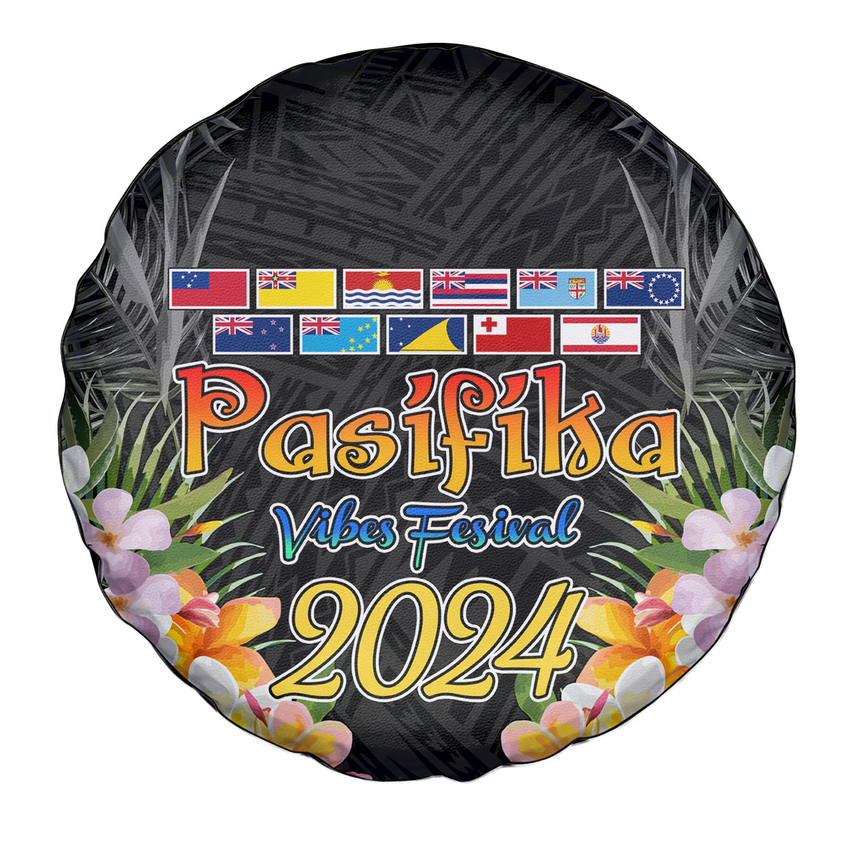 Pasifika Vibes Festival 2024 Auckland Spare Tire Cover LT9 - Polynesian Pride