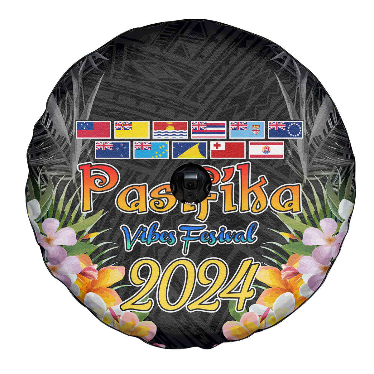 Pasifika Vibes Festival 2024 Auckland Spare Tire Cover LT9 - Polynesian Pride