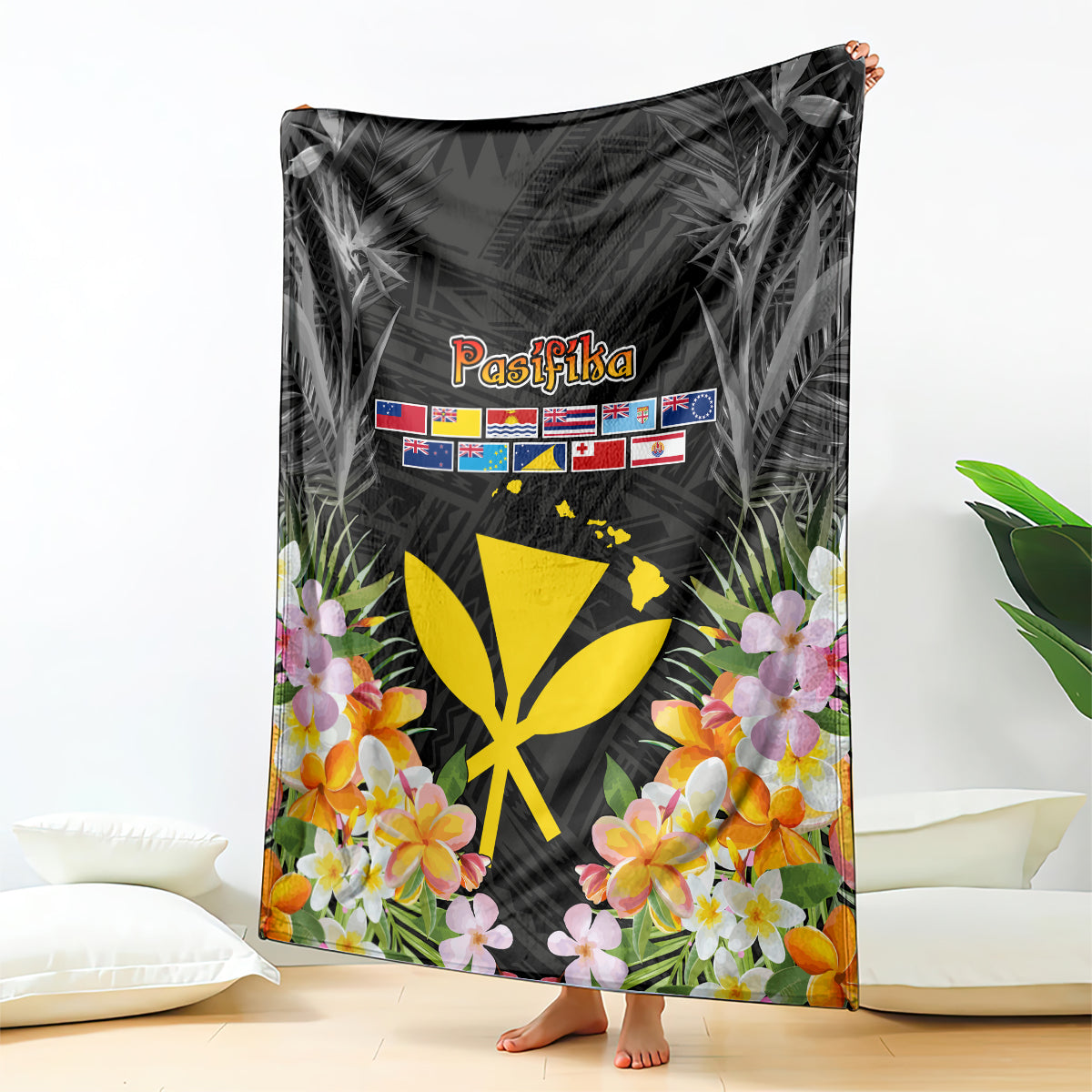 Pasifika Vibes Festival 2024 Blanket Kanaka Maoli With Hawaiian Islands