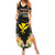 Pasifika Vibes Festival 2024 Family Matching Summer Maxi Dress and Hawaiian Shirt Kanaka Maoli With Hawaiian Islands LT9 Mom's Dress Black - Polynesian Pride