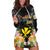 Pasifika Vibes Festival 2024 Hoodie Dress Kanaka Maoli With Hawaiian Islands LT9 Black - Polynesian Pride