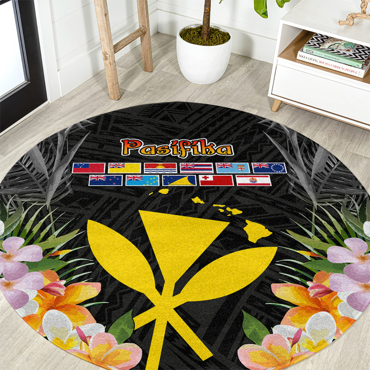 Pasifika Vibes Festival 2024 Round Carpet Kanaka Maoli With Hawaiian Islands