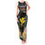 Pasifika Vibes Festival 2024 Tank Maxi Dress Kanaka Maoli With Hawaiian Islands LT9 Women Black - Polynesian Pride