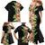 Hawaii Tropical Flowers Tribal Pattern Family Matching Mermaid Dress and Hawaiian Shirt No1 LT9 - Polynesian Pride