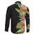 Hawaii Tropical Flowers Tribal Pattern Family Matching Puletasi and Hawaiian Shirt No1 LT9 - Polynesian Pride