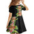 Hawaii Tropical Flowers Tribal Pattern Family Matching Tank Maxi Dress and Hawaiian Shirt No1 LT9 - Polynesian Pride