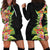 Hawaii Tropical Flowers Tribal Pattern Hoodie Dress No1 LT9 - Polynesian Pride