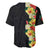 Hawaii Tropical Flowers Tribal Pattern Baseball Jersey No2 LT9 - Polynesian Pride