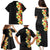 Hawaii Tropical Flowers Tribal Pattern Family Matching Puletasi and Hawaiian Shirt No2 LT9 - Polynesian Pride