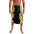 Hawaii Tropical Flowers Tribal Pattern Lavalava No2 LT9 Black - Polynesian Pride