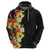 Hawaii Tropical Flowers Tribal Pattern Zip Hoodie No2 LT9 - Polynesian Pride